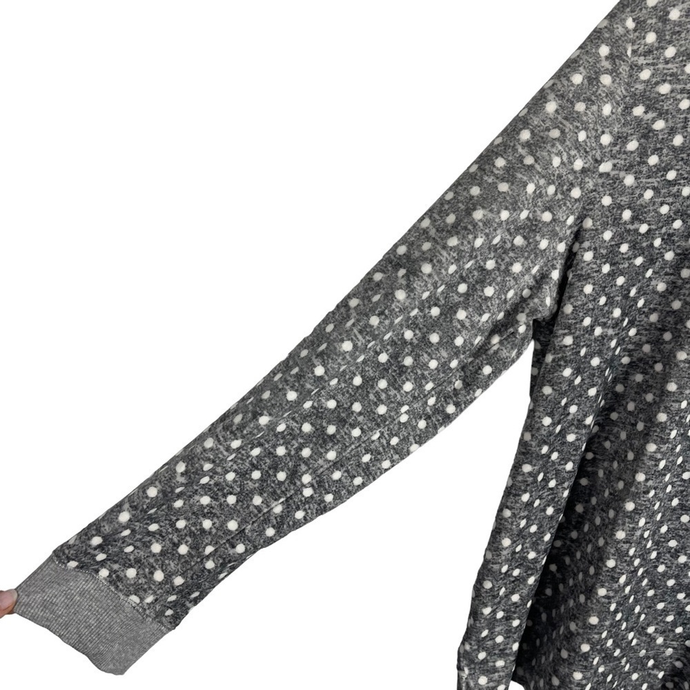 JANE & BLEECKER NIGHTY NIGHT FUZZY POLKA DOT MATCHING PAJAMA PJ SET - Picture 9 of 14